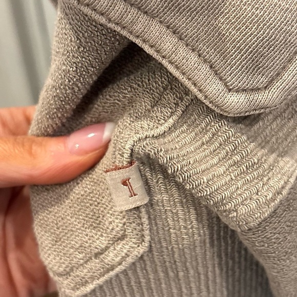 Pilcro Anthropologie Beige Relaxed Boho Button Down Shacket Sz Sm Rn#66170 - Picture 5 of 12